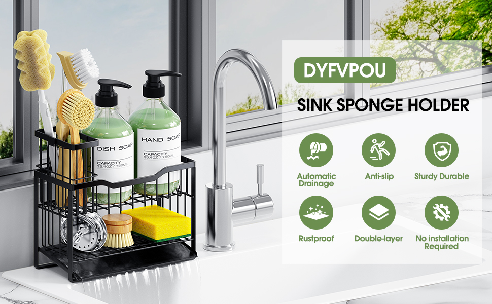 Sponge with brush holder
