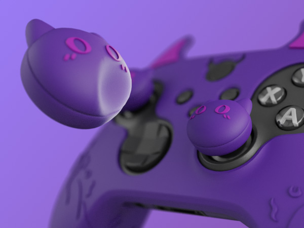 Kawaii Anti-Slip Controller Skin Grip Protector for Xbox Core Wireless Controller with Thumb Grips