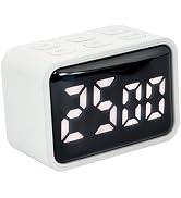 FCXJTU Rechargeable Mini LED Digital Timer, LED Countdown/Up Timer, 3 Pre-Set Memory Time Loud Al...