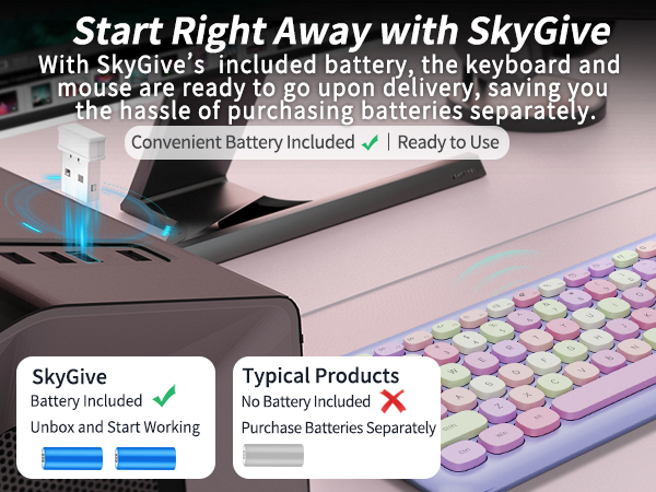 wireless mouse and keyboard