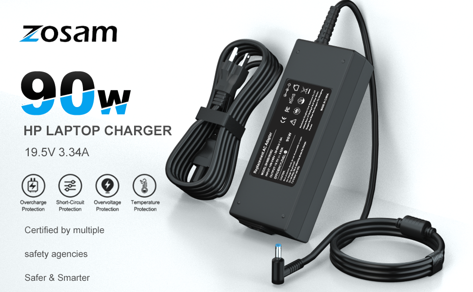 90W 19.5V 4.62A AC Adapter Laptop Charger