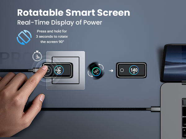 MINIX P140PRO Rotatable Smart Screen WALL CHARGER