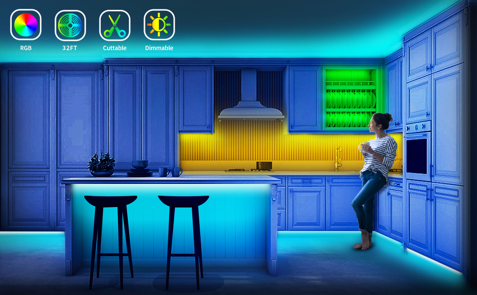 32.8FT RGB LED Strip Light