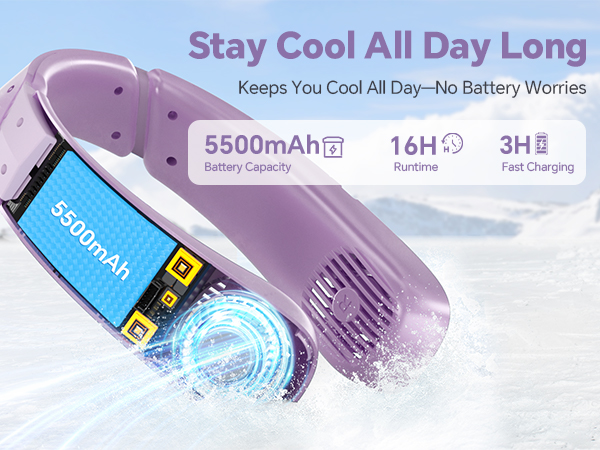 neck fan rechargeable