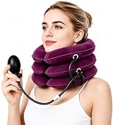 Neck Stretcher,Inflatable Cervical Traction Neck Device,Neck Relief Tool,Adjustable Cervical Brac...