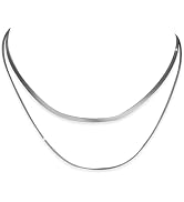 Zirloy 14k Silver/Gold Plated Necklace for Women, Dainty Adjustable Chain Necklaces for Women, Pe...