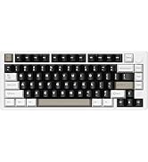 FELICON x Attack Shark X86 75% Aluminum CNC Wireless Mechanical Gaming Keyboard with Volume Knob,...