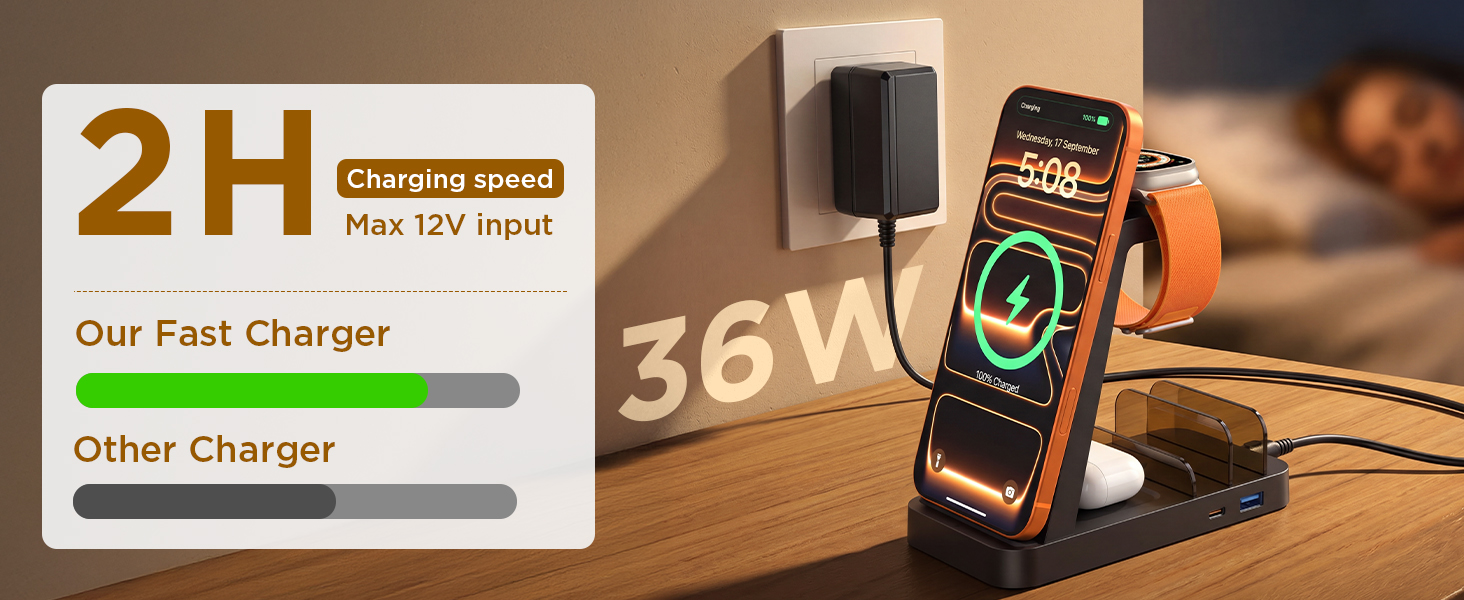5 in 1 wireless charger