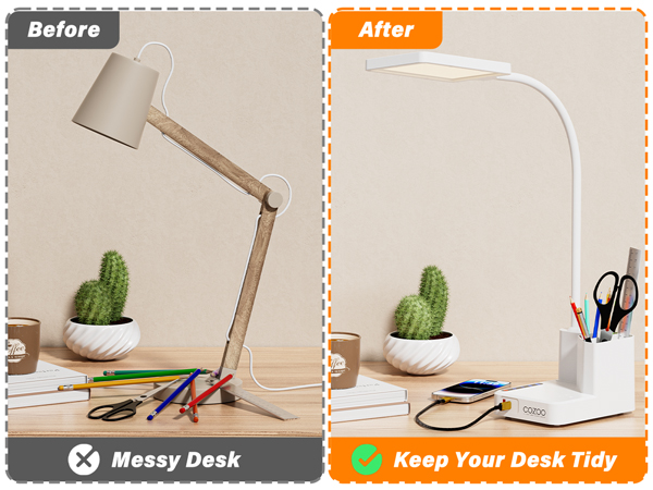 5 IN1 Desk Lamps for Home Office Dorm