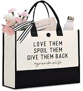 Craftique Grandma/Mimi/Nana Gifts -Unique Practical Tote Bag- Birthday Gifts for Mimi/Nana/Grandm...