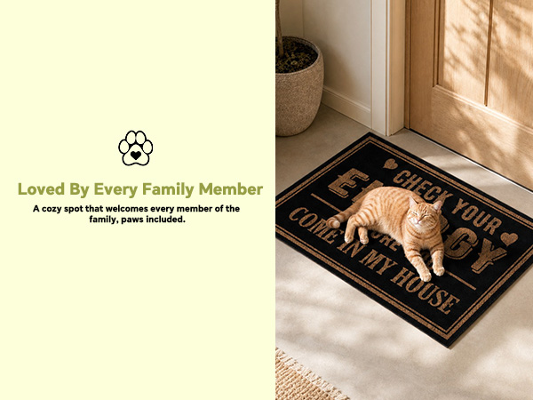 Funny Welcome Large Front Door Mat Outdoor Entrance