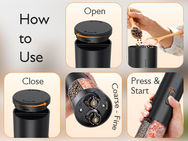 salt pepper shaker set