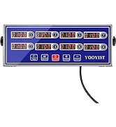 YOOYIST Professional Commercial 8 Channel Multiple Kitchen Timers Digital Calculagraph Programmab...