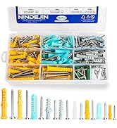 Anchor Screw, Wall Anchors Screws, 482PCS Drywall Wall Anchors Screws Assortment Kit with 241 Pla...