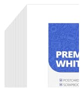 White cardstock