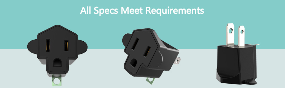 three prong to two prong adapter
