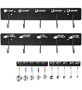 ProtectHobby 2 Pack Measuring Cups and Spoons Hanging Rack, Measuring Organizer Suitable for Kitc...