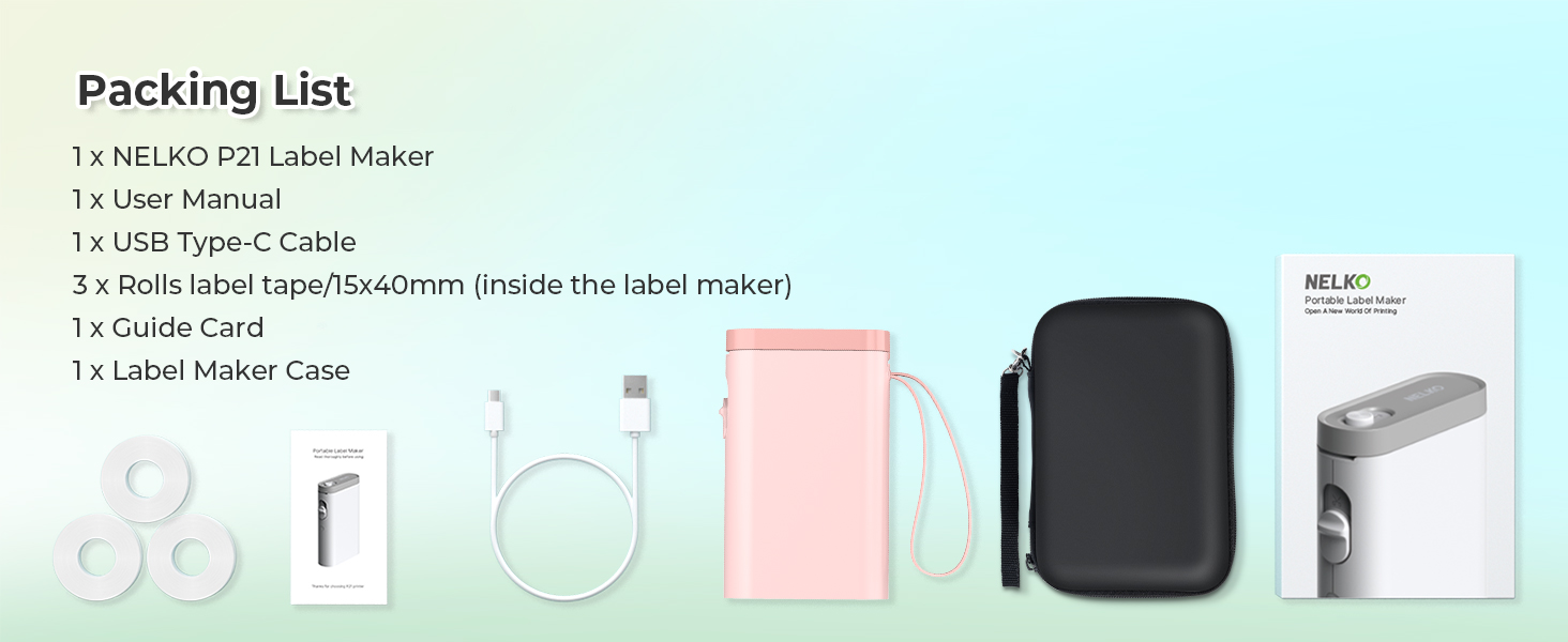P21 label maker label makers label maker machine with tape