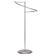 Chrome 29-Ball Spiral Clothing Rack