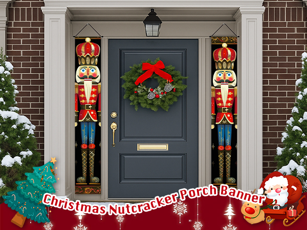 Christmas door banner