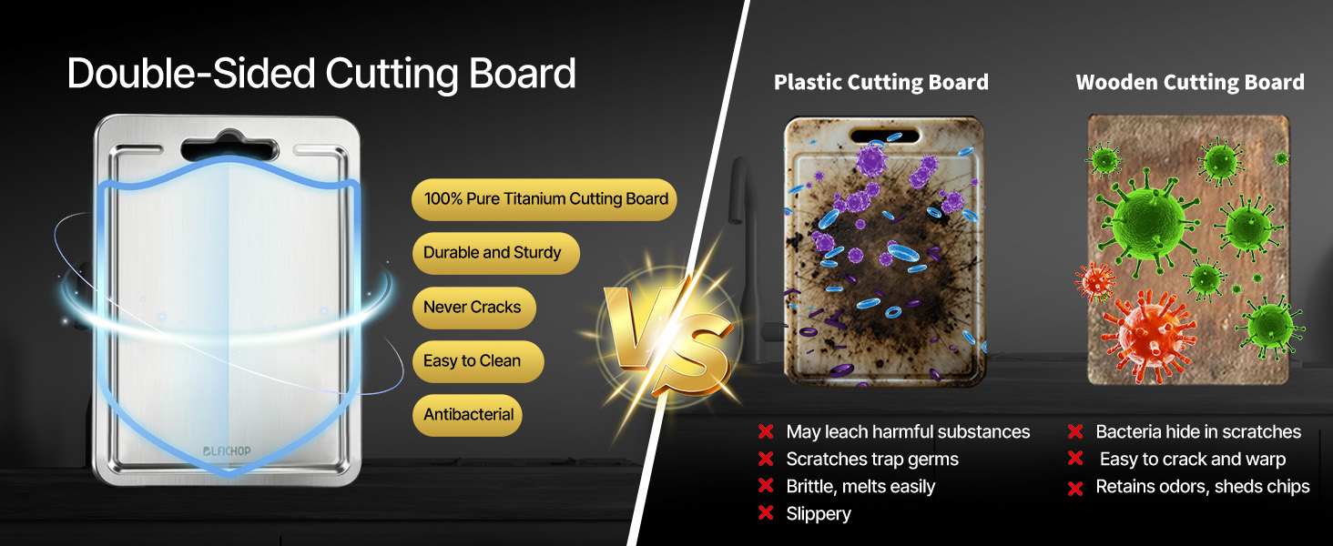 double sided cutting board