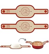 PLAPITATE Silicone Bread Sling Dutch Oven Liner, Non-Stick & Easy Clean Reusable Oval Silicone Br...