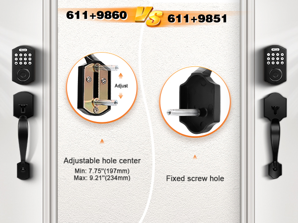 smart deadbolt with handle