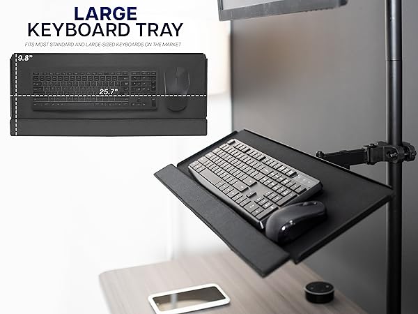 large keyboard tray
