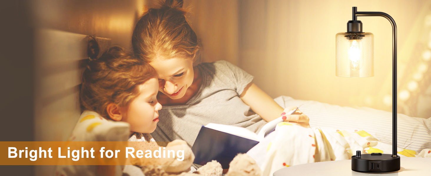 usb lamps for bedrooms set of 2