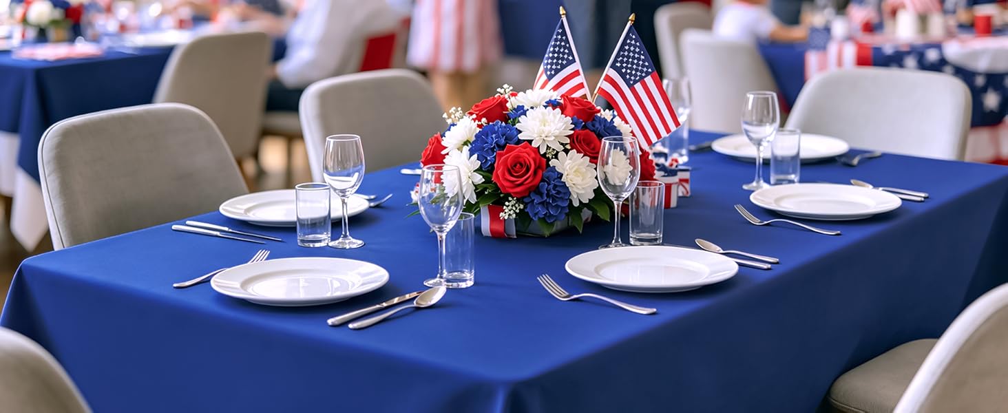Blue Tablecloth