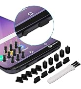 PortPlugs Universal 25pc Charging Port Cover Set, Compatible with iPhone, USB-C, Android, Micro U...
