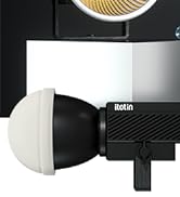 Bi-Color LED Video Light, Portable 60W COB Continuous Output Lighting, CRI=96, TLCI=97, 2.4 Hz/Bl...