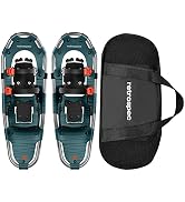 Retrospec Drifter Snowshoes for Men, Women, 21/25/30 Inch - Aluminum Frames & Double-Ratchet Bind...
