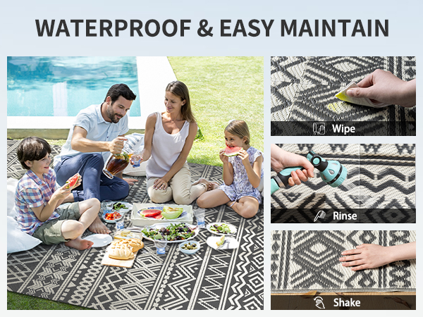 Outdoor Rug-Outdoor Picnic Mat Picnic Rug Waterproof Outdoor Rug 8x10 Waterproof