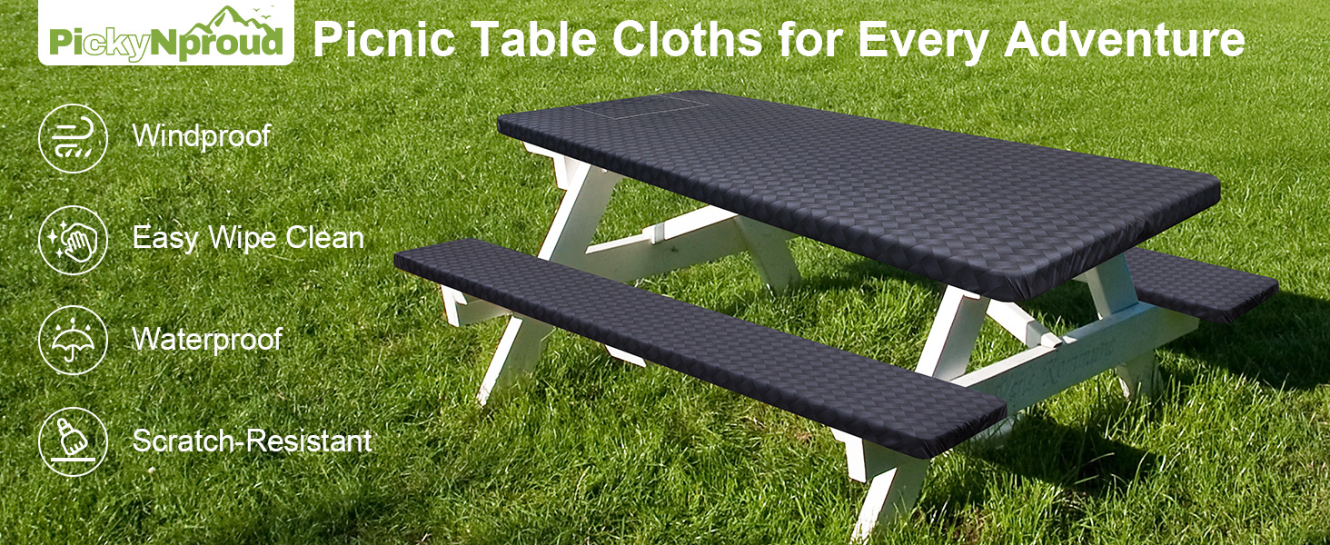 Picnic Table Cover with Bench Covers