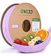 OVV3D PLA Food Grade Filament 1.75mm 1kg for 3D Printing, PLA+ Lavender Purple Food Safe 3D Print...