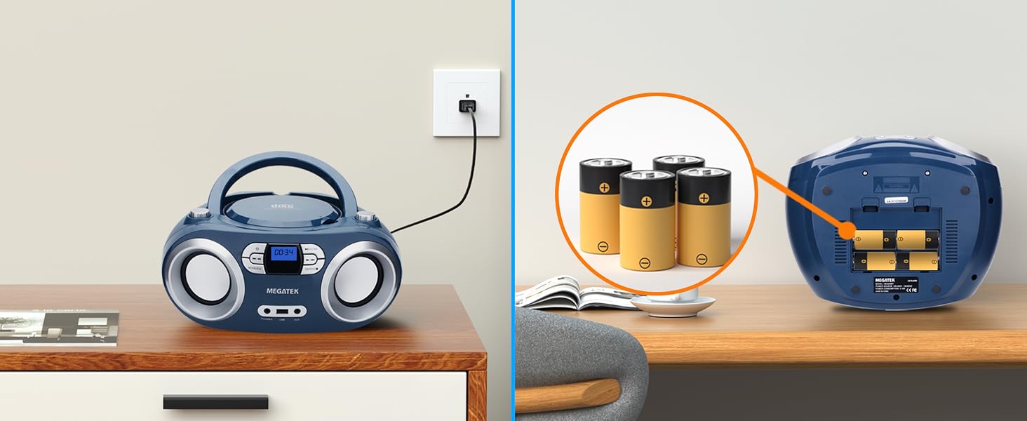 AC/Battery Operated