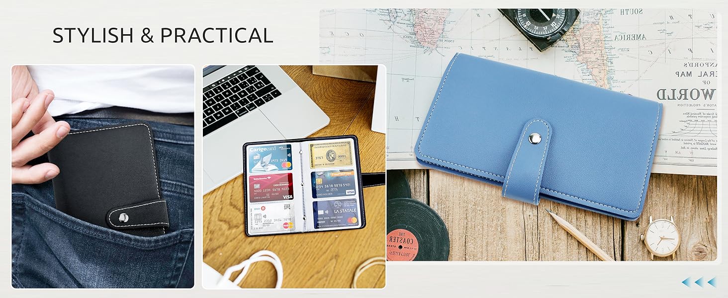 business card book