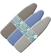 Home Intuition Iron Scorch Resistant Ironing Board Cover and Pad, 15x54, Standard Size Coated Thi...