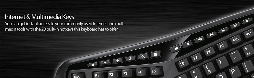 Internet & Multimedia Keys