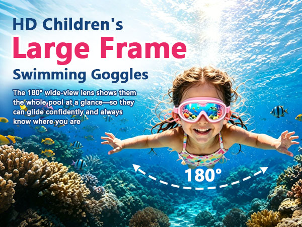 wide view swim goggles