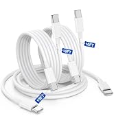 USBC to USBC Cable for iPhone 17 16 15, 10FT 3Pack 60W Long Charger Cord Type C Fast Charging for...
