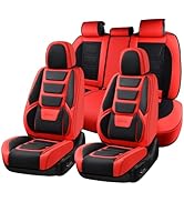 Coverado Car Seat Covers Full Set, Seat Covers for Cars, Front Seat Covers and Back Seat Cover Wa...