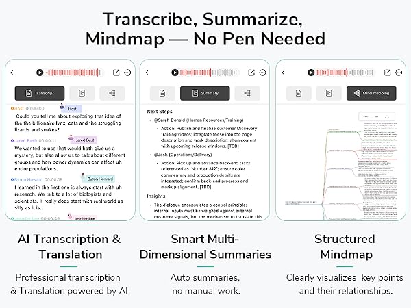 ai voice recorder with transcription