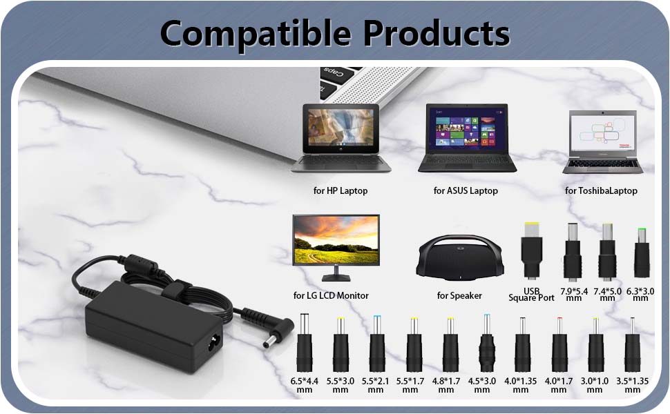 65W Power Supply Cord