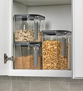 Polder Handle-It Food Grade, BPA Free Storage Canister, Stackable, Secure handle for easy one han...