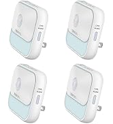 ZISUYU Motion Sensor Night Light Plug in with 3 Modes,Dual Colors,Dimmable,UL-Certified,Dusk to D...