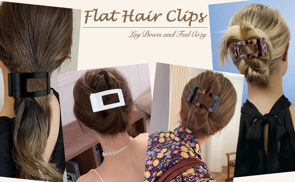 flat clips for hair