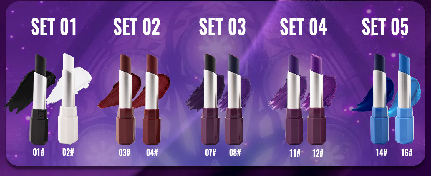HHLTOH 2Pcs Matte Lipsticks for Women