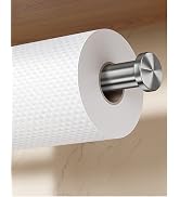 Auxmir Under Cabinet Paper Towel Holder, Self Adhesive or Screws Wall Mount, Thicken 304 Stainles...